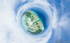 Little islands of Aldabra. Planet