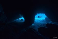 Underwater cave