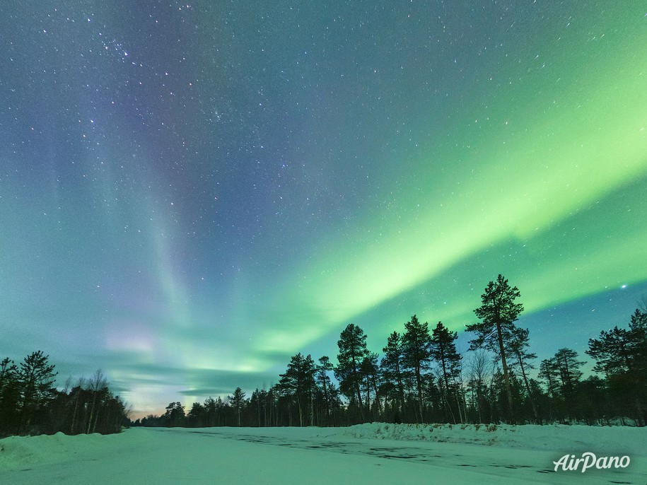 Northern lights on the Kola Peninsula Northern lights on the Kola Peninsula