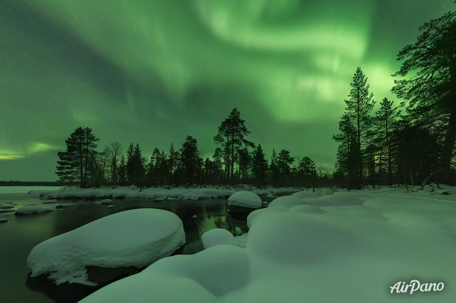 Northern lights on the Kola Peninsula Northern lights on the Kola Peninsula