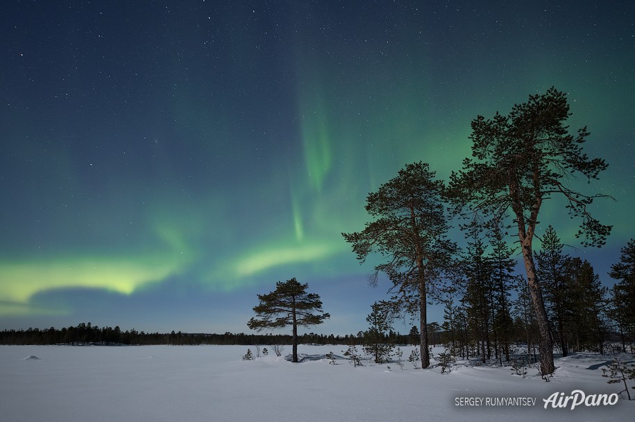 Northern lights on the Kola Peninsula Northern lights on the Kola Peninsula