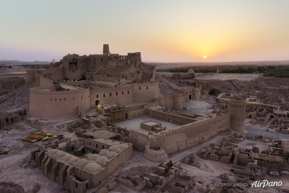 Bam citadel at sunset Bam citadel at sunset