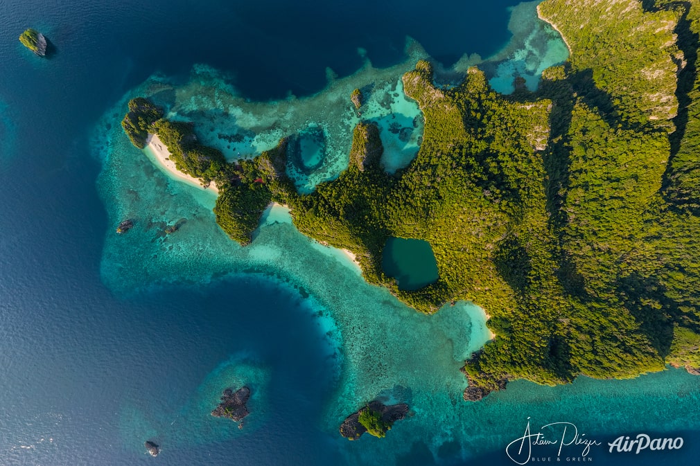 Misool island from above Misool island from above