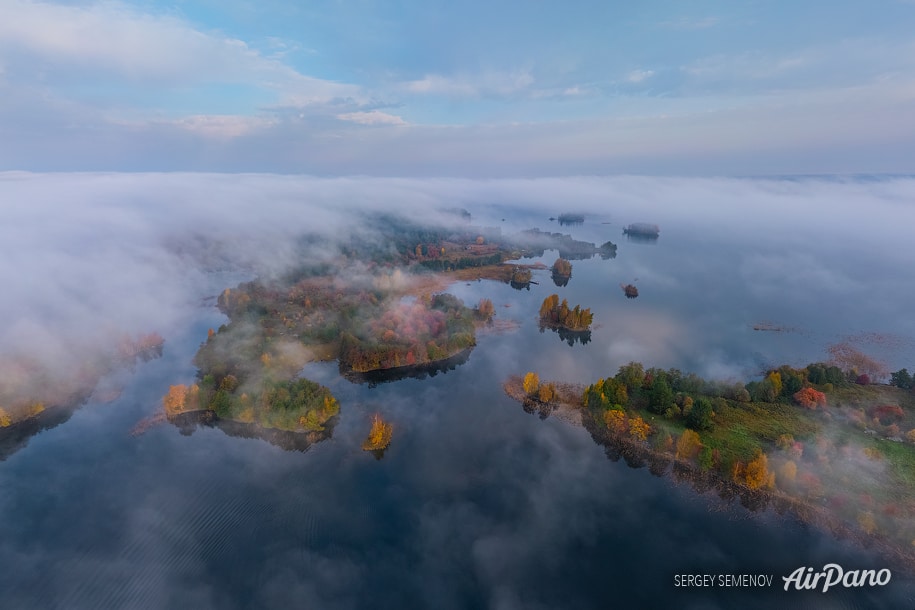 Over the lake Onega Over the lake Onega