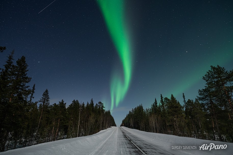 Northern lights on the Kola Peninsula Northern lights on the Kola Peninsula