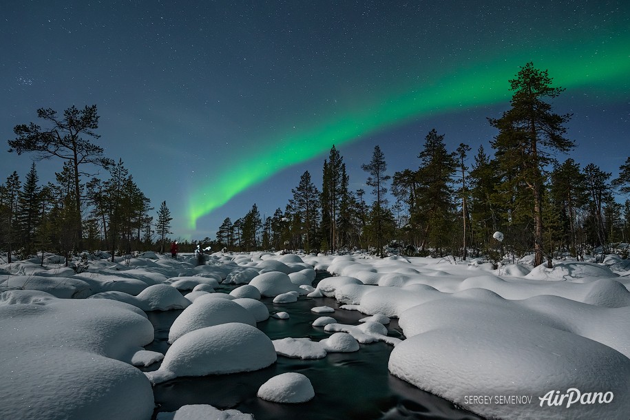 Northern lights on the Kola Peninsula Northern lights on the Kola Peninsula