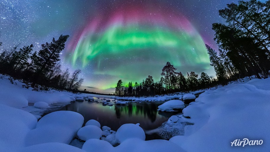 Northern lights on the Kola Peninsula Northern lights on the Kola Peninsula