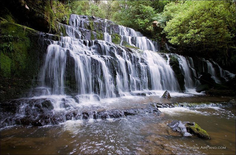 Purakaunui Falls, New Zealand Purakaunui Falls, New Zealand